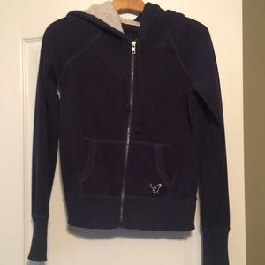 American Eagle Navy Fleece Jacket